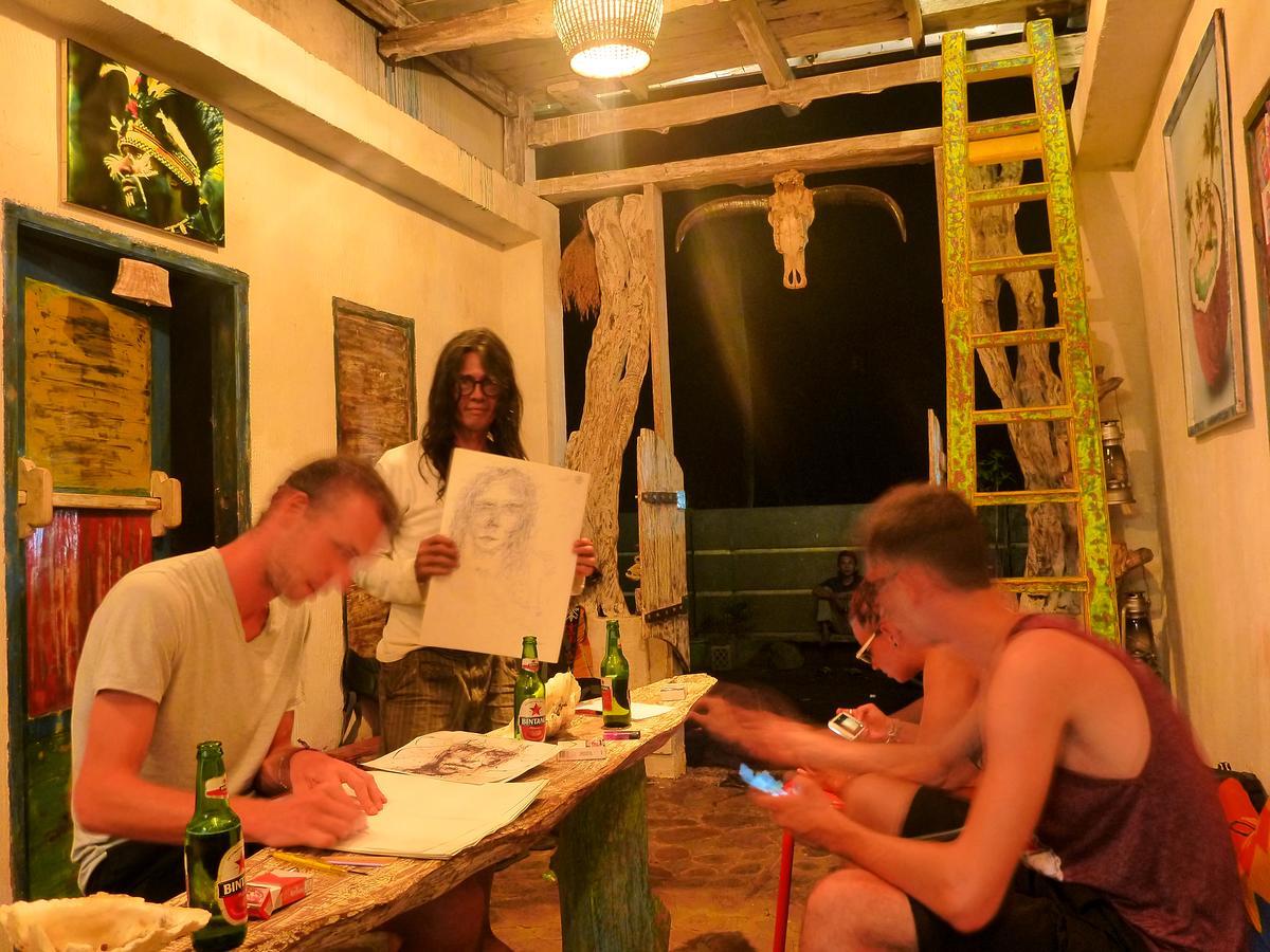 Gipsy Backpackers Hostel Gili Trawangan Exterior foto
